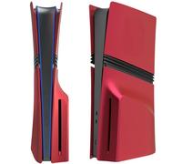 Façade pour PS5 Pro, Façade de Remplacement pour Boîtier Anti-poussière - Rouge (Édition Disque)