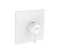 Façade robinet encastré mécanique Finoris Blanc mat