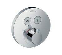 hansgrohe ShowerSelect S - Façade pour mitigeur thermostatique pour 2 sorties chrome
