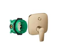 Façade Talis E pour mitigeur bain douche encastré Bronze brossé avec corps encastré