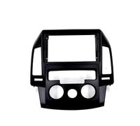 Façade Voiture pour Hyundai I30 2008 2009 2010 2011 at MT AC Double DIN Cadre pour Autoradio DVD 9 Pouces Adaptateur De Tableau De Bord Audio Cadre Radio(Frame MT)