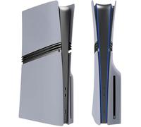 Façades Coque PS5 Pro Disc Gris - Housse Etui Facade Console ABS Mat - Compatible uniquement Version Disque