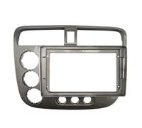 Façades d'autoradio 9 Pouces compatibles avec Honda Civic 2000-2005, Lecteur MP5, Panneau, Cadre, autoradio 2DIN, Cache de Tableau de Bord Facade d'Autoradio(Frame LHD B)