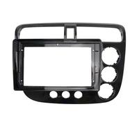 Façades d'autoradio 9 Pouces compatibles avec Honda Civic 2000-2005, Lecteur MP5, Panneau, Cadre, autoradio 2DIN, Cache de Tableau de Bord Facade d'Autoradio(Frame RHD)