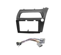 Façades d'autoradio 9 Pouces compatibles avec Honda Civic 2006-2012, Cadre de Lecteur stéréo 2DIN, Installation sur Panneau de Tableau de Bord Facade d'Autoradio(Frame Cable RHD)