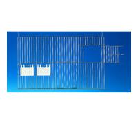 Façades de cage pour mangeoire extérieure avec porte pour nid pour oiseaux Nobby Pet Argenté 100x40 cm