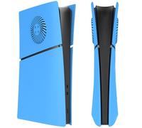 Façades de console pour PS5 Slim, avec évents de refroidissement,Plaques de protection latérales de remplacement pour Sony Playstation 5 Slim,Accessoires de protection de console (Édition numérique)