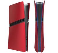 Façades de rechange en ABS mates compatibles avec la console Playstation 5 Pro Digital Edition (rouge)