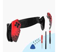 Façades et coque de protection pour Playstation Portal - Design élégant avec accès facile et prise en main améliorée pour les performances de jeu (rouge)