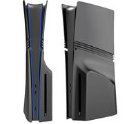 Façades pour PS5 Pro Disc Edition, coque rigide en ABS mat pour PlayStation 5 Pro Disque, accessoires de console, résistant aux chocs, à la poussière et aux rayures, panneaux encliquetables (noir)