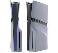 Façades pour PS5 Pro Disc Edition, pour PlayStation 5 Pro Coque Rigide | ABS accessoires de console, résistant aux chocs, anti-poussière et anti-rayures, gris