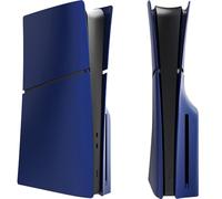 Façades pour PS5 Slim Disc, plaques de couverture rigides en ABS pour | Panneaux encliquetables anti-chocs, anti-poussière et anti-rayures pour console PlayStation 5 Slim Disc Edition, Bleu