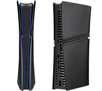 Façades rigides en ABS pour PS5 Pro Digital Edition | Panneaux à clipser mats anti-chocs, anti-poussière et anti-rayures pour console numérique PlayStation 5 Pro, noir
