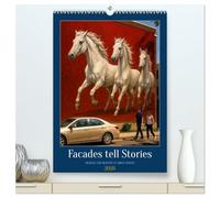 Facades tell Stories (High Quality Premium Wall Calendar 2026 DIN A2 portrait),CALVENDO 12 Month Wall Calendar: Graffiti is a thing of the past - the future belongs to the art gallery on the street.
