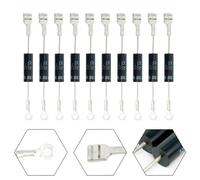 FACAIIO 12KV 350mA CL01-12 Diode micro-ondes unidirectionnelle Redresseur haute tension 6,3 mm Terminal pour four général Pièce de rechange
