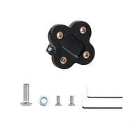 FACAIIO Adaptateur de support de caméra de vélo et pour ordinateur de vélo Cateye, matériau ABS, léger 21 g, convertit le support d'ordinateur en support de caméra de sport, noir (E)