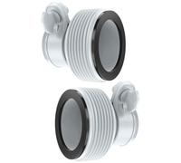 FACAIIO Adaptateur de tuyau de piscine de 3,2 à 3,8 cm pour pompes Intex, raccord de conversion pour mise à niveau de 530-1500 GPH, pièce de rechange 29061E 10722