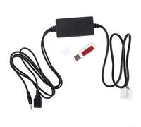 FACAIIO Adaptateur USB AUX Interface pour Honda Civic Odyssey S2000 Fit 2002-2011, MP3 WMA Decoder Cable avec double pour lecteur de carte SD et entrée 3,5 mm