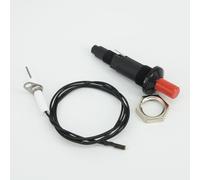 FACAIIO Allumeur piézo pour barbecue à gaz avec bouton poussoir de câble, tension de sortie 18 kV, distance d'allumage 5-6 mm, pour cuisinière à gaz et fours