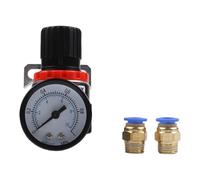FACAIIO AR2000 Régulateur de pression d'air avec manomètre, interface G1/4 pour compresseur pneumatique, contrôle précis ± 1 %, design en alliage d'aluminium durable