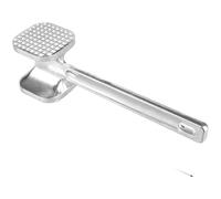FACAIIO Attendrisseur de viande en acier inoxydable avec marteau double face pour steak, poulet, porc - Poignée ergonomique antidérapante - Passe au lave-vaisselle