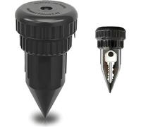 FACAIIO Boîte de rangement cachée pour clés d'extérieur en ABS, étanche, support au sol avec motif rocher réaliste, solution d'accès rapide