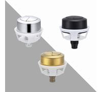 FACAIIO Bouton de chasse d'eau en ABS - Valve de vidange contrôlée - Mécanisme de pression supérieur - Pièce de rechange - Réservoir de salle de bain - Entretien