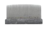 FACAIIO Brosse de nettoyage pour archet de violon, alto, violoncelle, crin de cheval, aiguille de fer, brosse avec manche ergonomique, 55 cm, argent