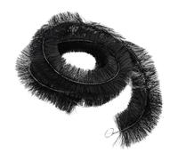 FACAIIO Brosse de protection de gouttière de 4 m pour filtre à feuilles, ajustement de 100 mm, poils en acier inoxydable, pour protection de tuyau de descente de toit