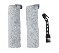 FACAIIO Brosse de rechange pour Ecovacs pour Deebot X8 Pro pour aspirateur robot Omni X8/T80, 2 brosses à rouleaux + 1 brosse de nettoyage
