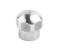 FACAIIO Buse de nettoyage de tuyau de vidange haute pression en acier inoxydable 304, filetage 1/8", diamètre extérieur de 14 mm, trou de 0,55 mm-1,2 mm