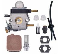 FACAIIO C1Q-S55 Kit carburateur pour souffleur à feuilles BG45 BG46 BG55 BG65 BG85 SH55 SH85 avec filtre à air, amorçage, ampoule, filtre à carburant, pare-étincelles et conduite de carburant