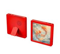 FACAIIO Cadre photo numérique enregistrable avec support de carte TF, remplacement de photo magnétique, support intégré, batterie 450 mAh