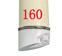 FACAIIO Clapet anti-retour en PVC 50 / 75 / 110 / 160 mm - Blanc