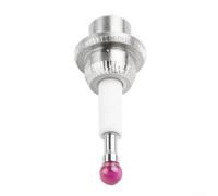 FACAIIO CMM Stylet à sonde tactile 4 mm avec boule en pierre précieuse rouge 25 mm de long Tige en acier inoxydable pour filetage M3