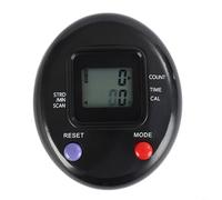 FACAIIO Compteur de pas numérique avec écran LCD pour temps, distance, calories et fréquence, fitness en plastique noir pour machines d'escalier