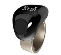 FACAIIO Compteur numérique Dhikr avec écran LED de 1,1 cm, léger 7 g rechargeable par USB en ABS pour perles de prière alternatives (18 mm/20 mm, doré)