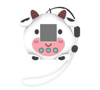 FACAIIO Coque de protection en silicone pour jouet numérique Punirunes, toucher interactif, coque de protection en forme de vache, coque en silicone souple avec lanière facile à nettoyer