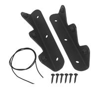 FACAIIO Corde de tension pour clôture d'armoire murale pour camping-car et bateau, ensemble de supports en acier inoxydable et en plastique avec corde de 10 m, 1 paire de supports, 6 vis, 1 corde