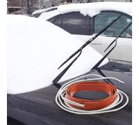 FACAIIO Coussin chauffant en silicone 24 V 150 W avec câble flexible, cordon amovible de 1 m, pièces de tapis de chauffage pour pare-brise et essuie-glace