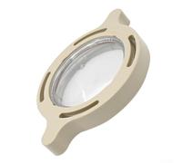 FACAIIO Couvercle de pompe de piscine creusée avec anneau de verrouillage de rechange pour pompes haute pression Pentair SuperFlo et Sta-Rite SuperMax, composite renforcé, kaki transparent