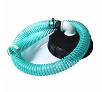 FACAIIO Couvercle plastique complet pour machine de remplissage automatique | Kit de raccordement avec tuyau spiralé 25/32 mm, buse et bouchon à vis, couvercle durable