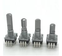 FACAIIO EC11 Interrupteur encodeur avec bouton poussoir, 20 positions 5 broches, étanchéité IPX7, communication à faible bruit