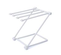 FACAIIO Égouttoir pliable pour gants de toilette de cuisine - Égouttoir à serviettes en plastique avec ventilation pour barres pour un séchage rapide, cintre de rangement debout