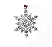 FACAIIO Ensemble de décorations de Noël à suspendre en étain massif pour maison de vacances avec Père Noël, flocon de neige, bonhomme de neige, ange, couronne, chien, pigeon, koala