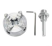 FACAIIO Ensemble de mandrins de tour avec tige de connexion M12 x 1 pour un travail sûr dans les tâches d'usinage de perceuse manuelle (C)