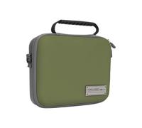 FACAIIO Étui de transport pour DJI Osmo Action 5 Pro et Action 4, pochette de protection en nylon avec design compact, compartiments de rangement sécurisés, gris vert