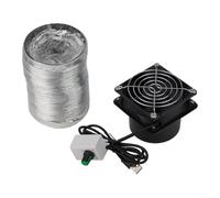 FACAIIO Extracteur de fumée à souder avec conduit flexible de 6 m - Ventilateur de soudage à faible bruit pour réparation électronique - Bras réglable (ventilateur + tuyau de 3 m)