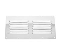 FACAIIO Grille d'aération de cuisine en acier inoxydable pour barbecue et foyer, 23 x 11,5 cm, flux d'air amélioré pour éliminer la fumée et les odeurs