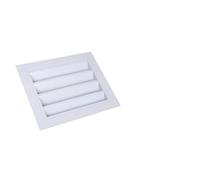 FACAIIO Grille d'aération en aluminium résistant aux intempéries pour circulation de l'air en fer galvanisé et cadre en alliage, résistante à la rouille, 20 x 20 à 40 x 40 cm (350 x 350 mm)